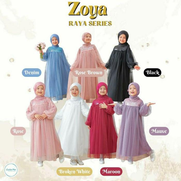 Killia - ZOYA RAYYA SERIES BAJU GAMIS GAUN PESTA ULANG TAHUN HARI RAYA ANAK PEREMPUAN MEWAH