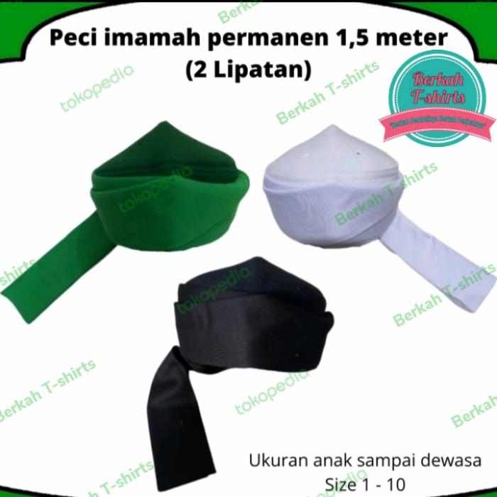 PECI SORBAN IMAMAH PERMANEN | PECI IMAMAH | PANJANG 1.5 METER 2 Tingka