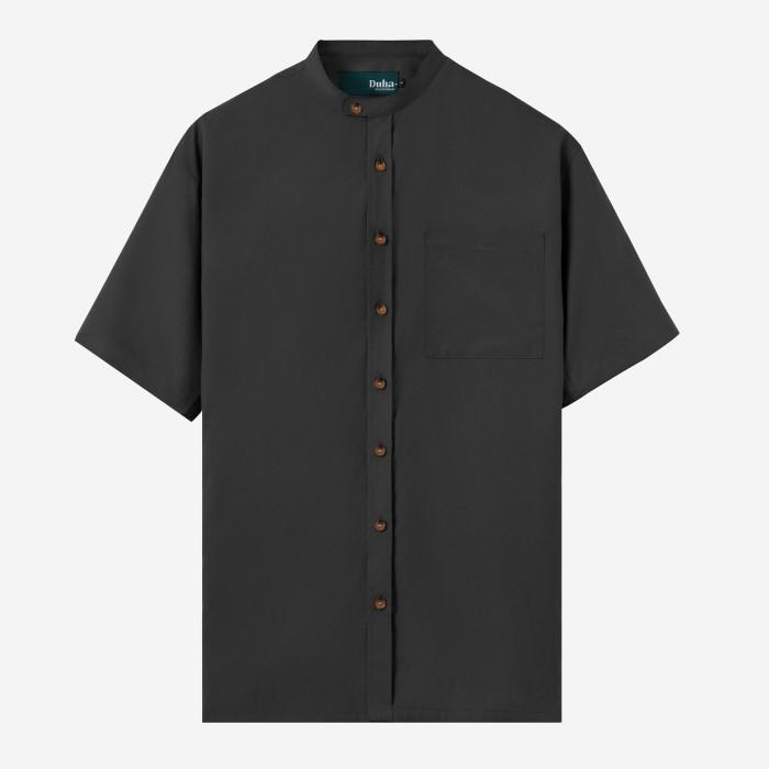 Baju Muslim Duha Muslimwear - Dhaw' Short Sleeve - Black