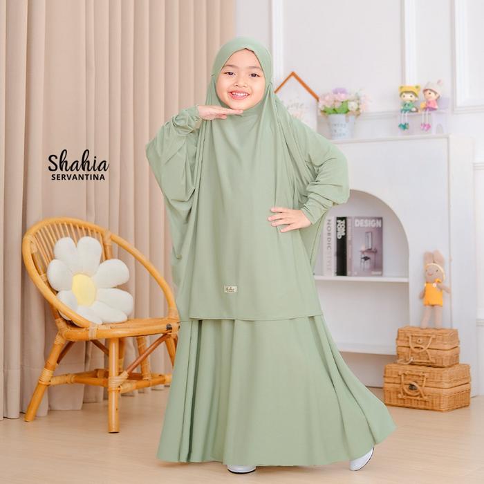 Killia - Shahia Servantina - Shafa Set FK Instan Gamis Syari Anak Perempuan