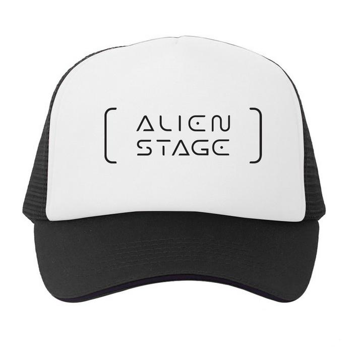 Topi Trucker Alien Stage Logo ALNST
