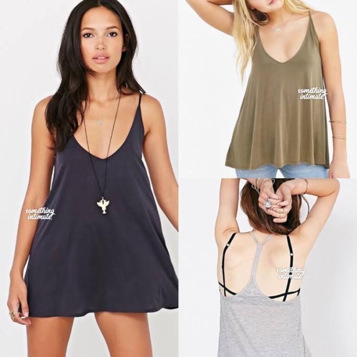 Spesial Produk Pilihan Gap Breathe Twisted Backless Spaghetti Tank Loose Tanktop Dryfit Sport Pasti