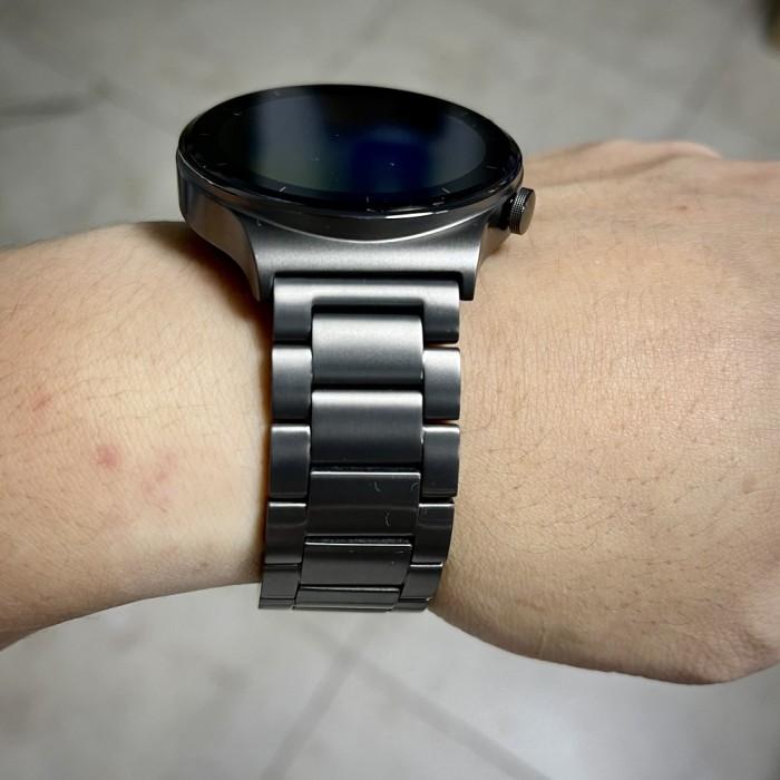 Aksesoris Jam Tangan GORPIN GT2 Pro Titanium Metal Watch Strap for HUAWEI WATCH GT2 Pro Bracelet 22m