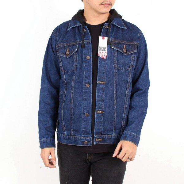 FLOWER COUNTRY JAKET JEANS DENIM PRIA WANITA HOODIE ALIANDO