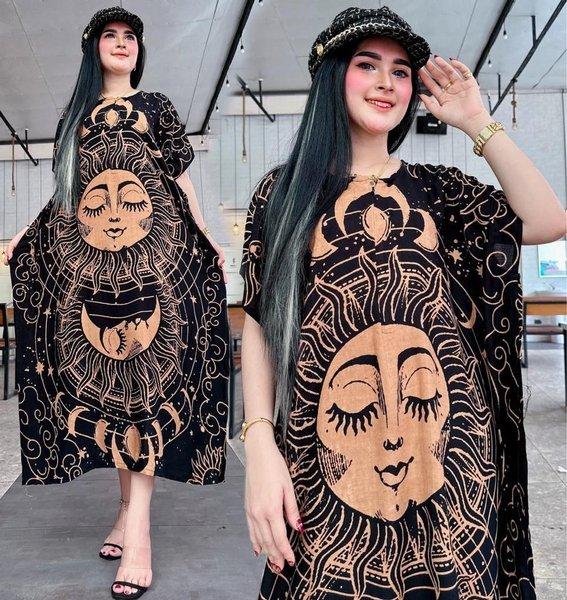 Daster lowo jumbo branded busui dress kelelawar batik pekalongan baju tidur wanita kekinian