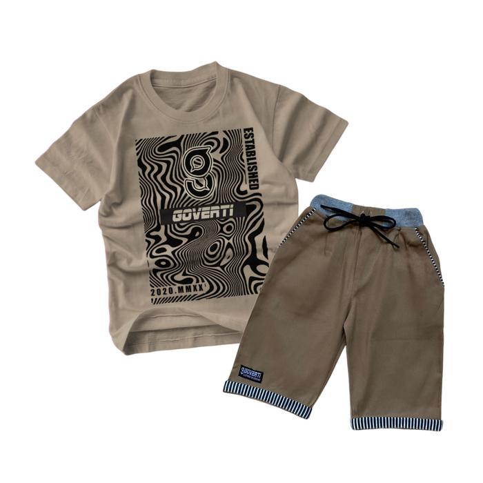 NRA Kaos Anak Setelan /Chino / Setelan Baju Anak Laki Laki / Baju Anak Laki Laki