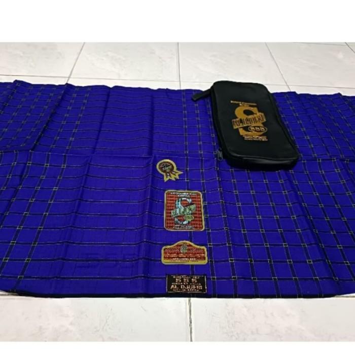 SARUNG SUTERA AL JUFRI MOTIF BHS JADUL KOTAK - Ungu