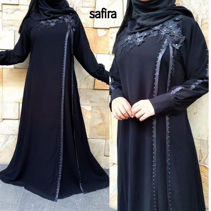 Terbaru New Abaya Saudi Hitam Renda Dress Turkey Abaya Turkey Hitam Gamis Dress Arab Saudi Dubai Sha