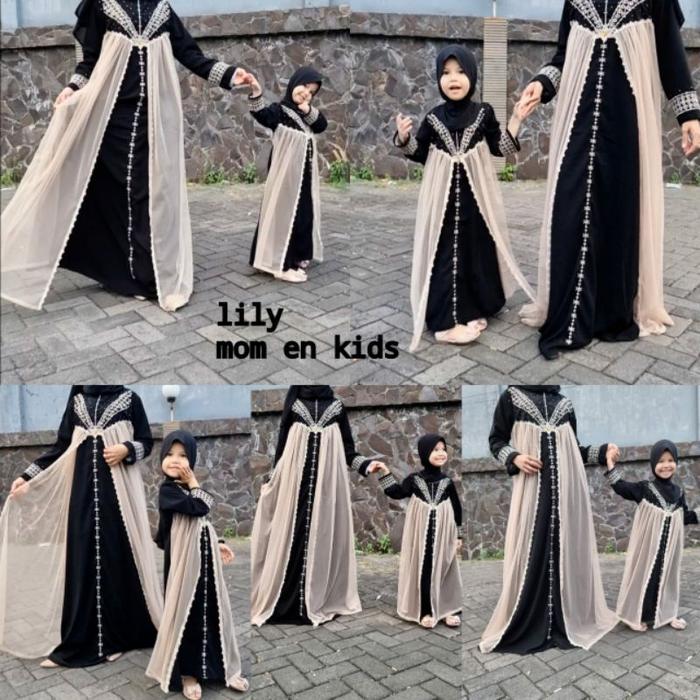 Terbaru Abaya Gamis Hitam Turkey Polos Bordir Maxi Dress Dubai LyLy