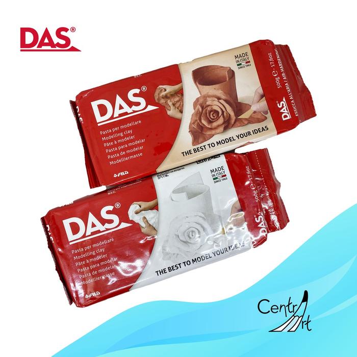Promo Terbaru! DAS CLAY PUTIH/ TERRACOTTA / STONE 1KG das clay 1000gm 1kg Murah