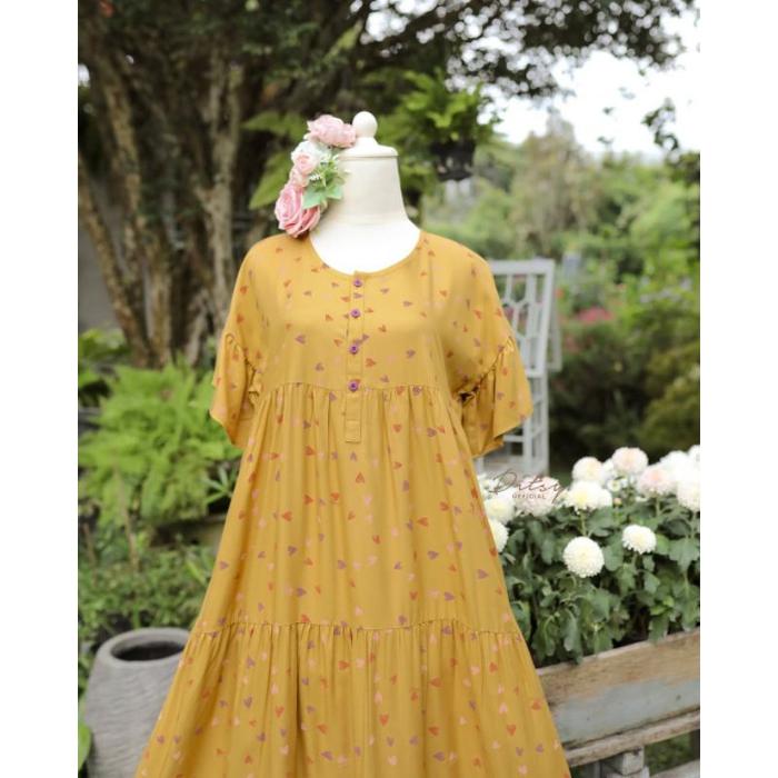 Ditsy sleepwear summer vintage Nightdress Sleevelees S M L XL XXL edisi bulan Maret 2025