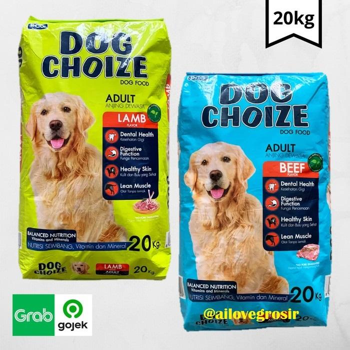 Super Murah! Dog Choize 20kg Makanan Anjing Kering Low Price