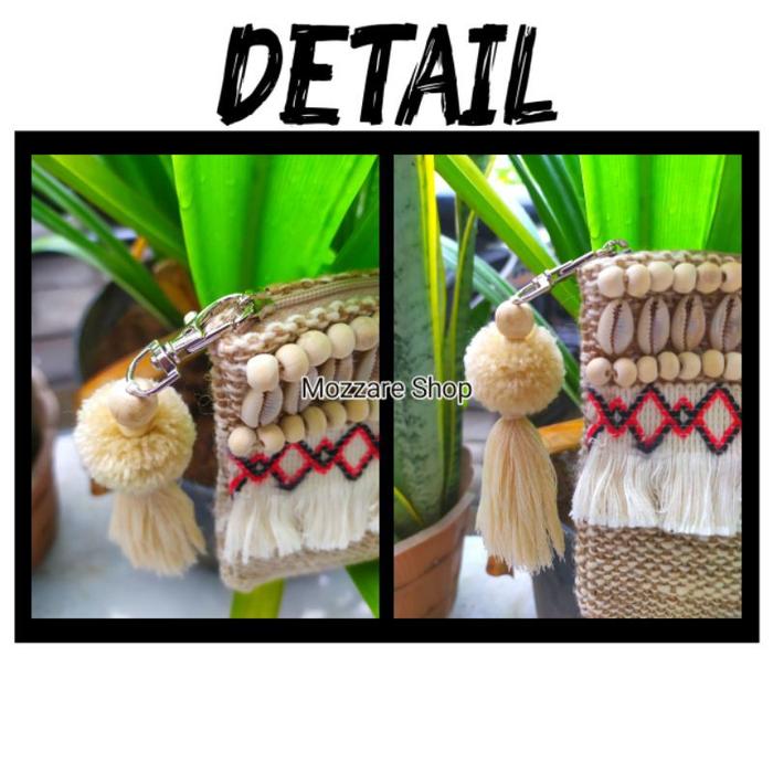 New Arrival dompet bali | dompet pompom | dompet etnik bali |dompet tumanggal goni | dompet pantai |