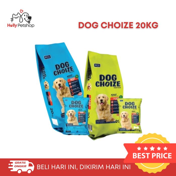 Best Seller! DOG CHOIZE BEEF LAMB 20KG MAKANAN ANJING Sale