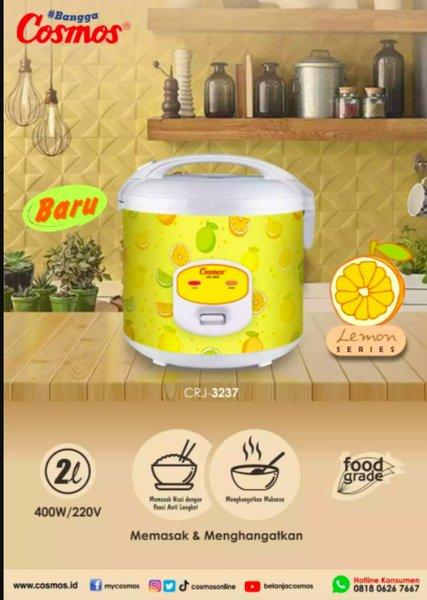 Cosmos Rice Cooker Anti Lengket- CRJ-3237
