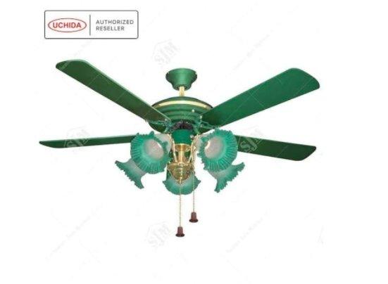 Uchida CF247 HG Kipas Angin Plafon Ceiling Fan 52 Inch Hunter Green