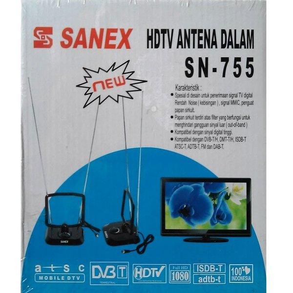 Sanex SN 755 Antena TV Dalam Indoor Digital Analog HDTV DVB H ADTB T