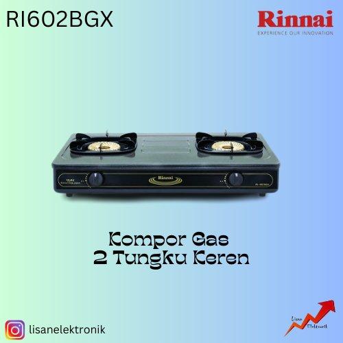 Rinnai RI602BGX Kompor Gas 2 Tungku