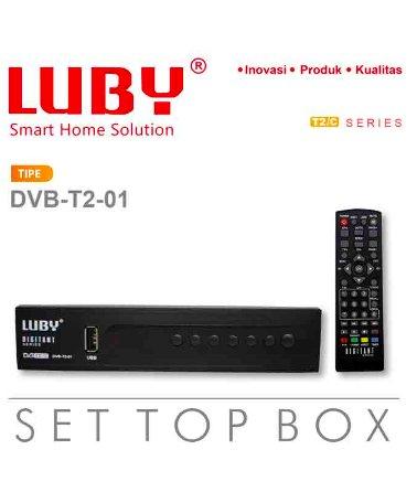 Luby Set Top Box STB Smart Chip Luby DVB-T2 Penerima Siaran Digital