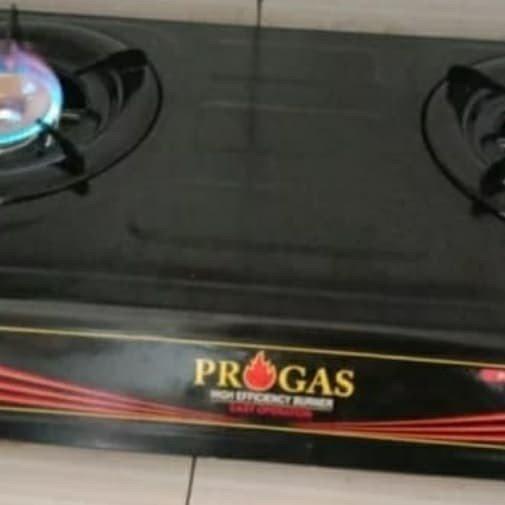 Kompor PROGAS PG 169 Gas 2 Tungku Teflon