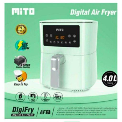 Air Fryer MITO AF1 Digital 4 Liter Low Watt