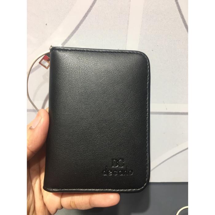 ASLI dompet kartu decarlo bahan 80%kulit READY STOCK