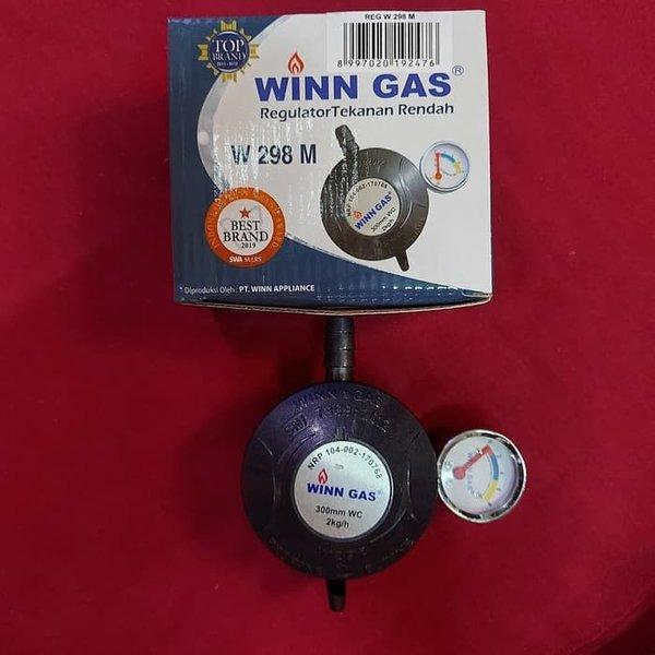 Winn Gas W298M Regulator Kepala Gas Diameter Besar Meter