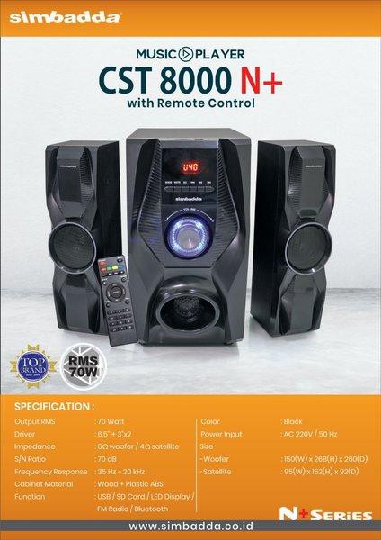 Speaker Simbadda CST 8000N plus USB Bluetooth With Remote