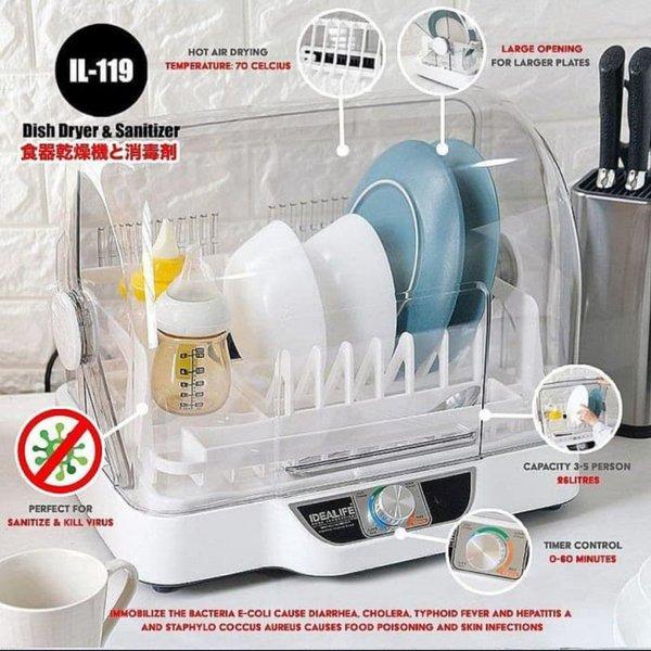 Idealife IL-119 Sterilizer Dish Dryer Pengering Piring Steril