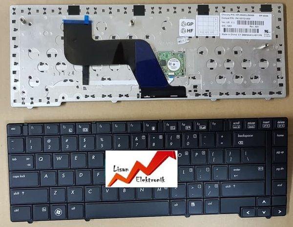 Keyboard Laptop Notebook HP Elitebook 8440 8440p 8440w Hitam