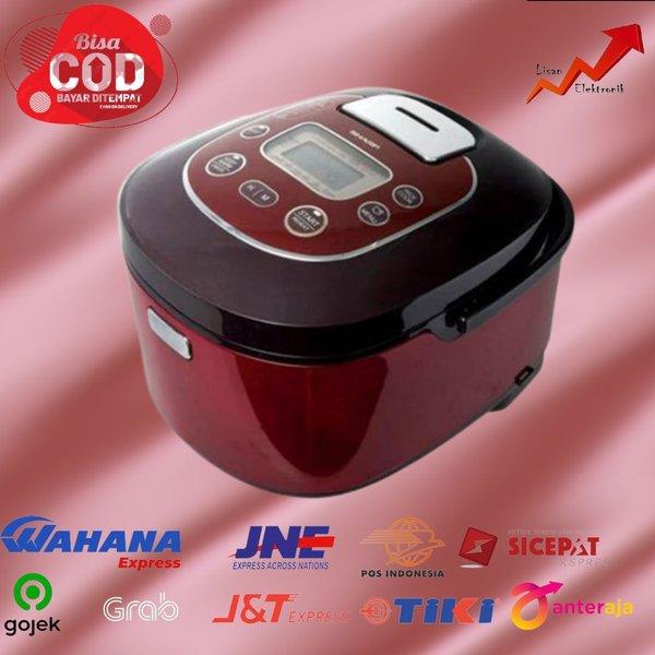 Sharp KS-TH18 Rice Cooker Digital - 1.8L Merah