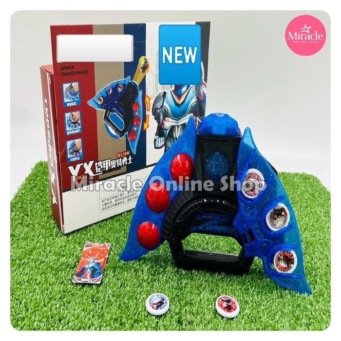 New Mainan Anak Senjata ultraman baterai