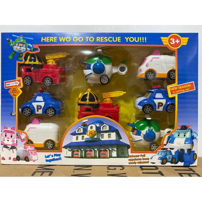 Mainan Anak Robocar POLI isi 8 kemasan dus Kualitas IMPORT/Mainan Edukasi Anak
