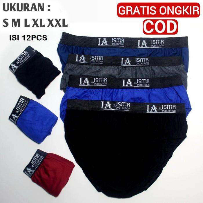 NEW PRODUK!!!! 12 Pcs Cd Celana Dalam Pria Dewasa Celana Daleman Sempak Laki Dewasa Pria 1 Lusin Gro