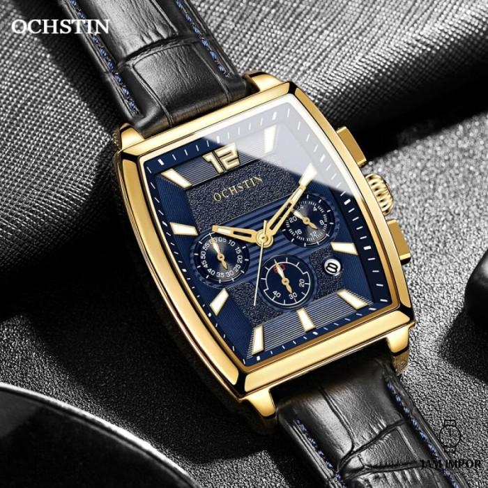 Jam Tangan Pria OCHSTIN 2021 NEW Men’s Square Watch Bussiness Quartz
