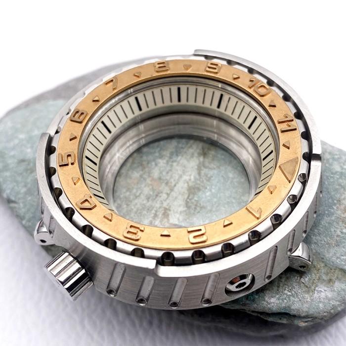 Aksesoris Jam Tangan Original Tuna Canned Watch Case NH35 Case Crown at 4.1 oclock Fit NH34 NH35 NH3