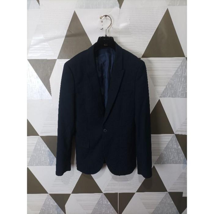 topman blazer dark navy jas casual xs / s 774
