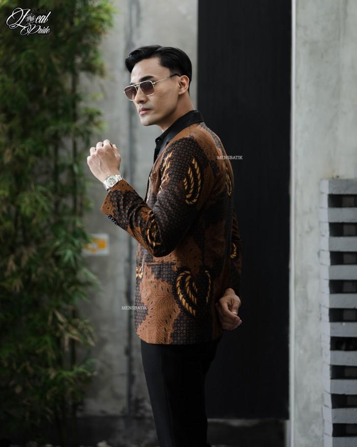 Blazer Gurdhoyasa VI- blazer batik - batik slimfit - mensbatik 774