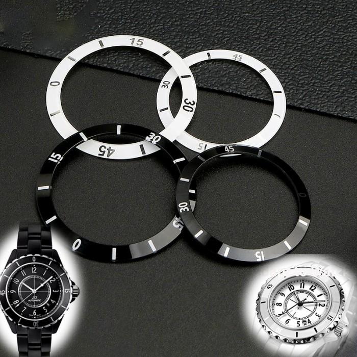 Aksesoris Jam Tangan J12 Watch Ceramic Bezel Insert Watch Accessories Ceramic Ring Fit J12 Watch Rep