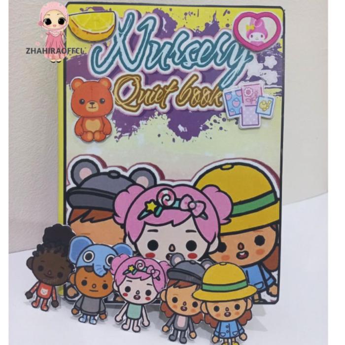 Mainan Anak Perempuan TOCA BOCA LIFE WORLD/TOCA BOCA NURSERY/QUIET BOOK/BUSY BOOK Paper Dolls House 