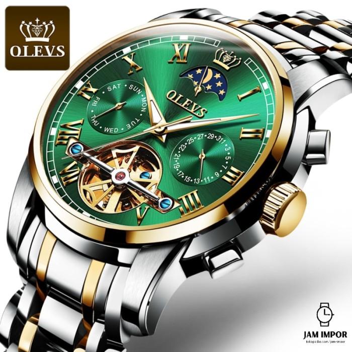 Jam Tangan Pria OLEVS Top Brand Men Watch Automatic mechanical watch