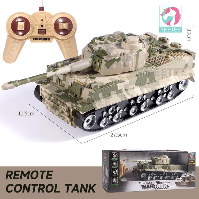 Ready Remote RC Bartle Tank / 1:32 RC Bartle Tank Remote Control Tank Car Mainan Mobil Remote Contro