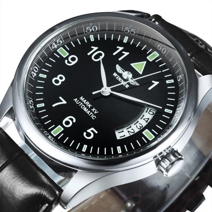 Jam Tangan Pria WINNER Business Automatic Watch for Men Fashion