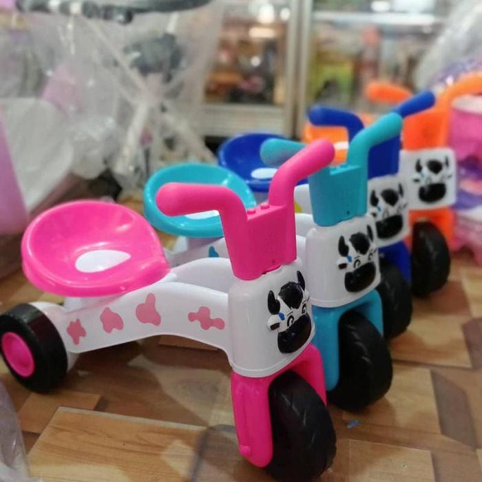 Mainan Sepeda Motif Sapi Anak Bisa Nyala Dan Ada Musik FD306