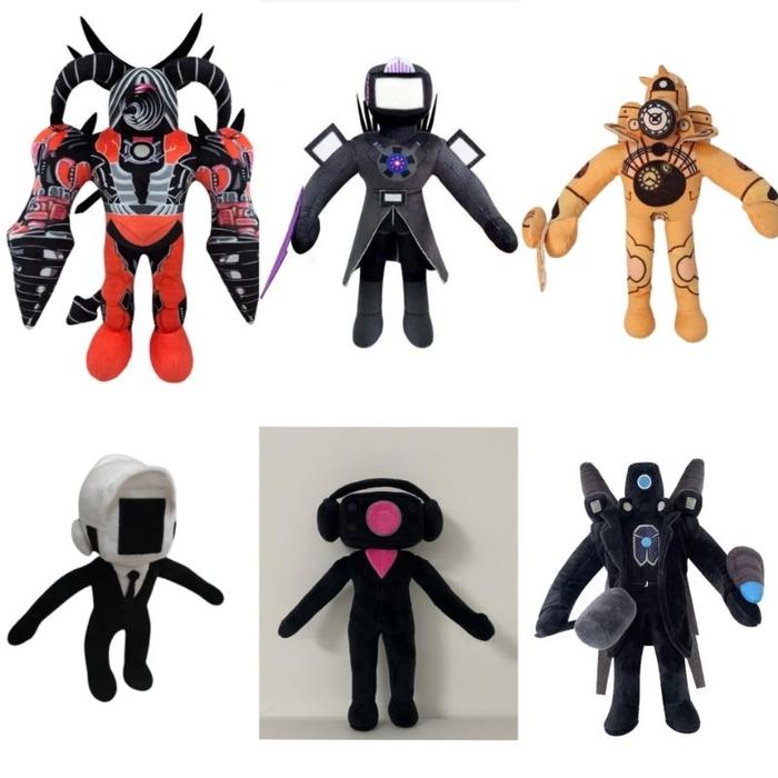 boneka skibidi toilet mainan boneka speaker man