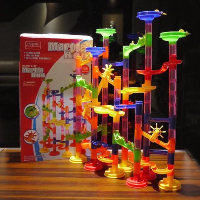 Marble Run 105pcs / Marble Race [Free Buu le Wrap]