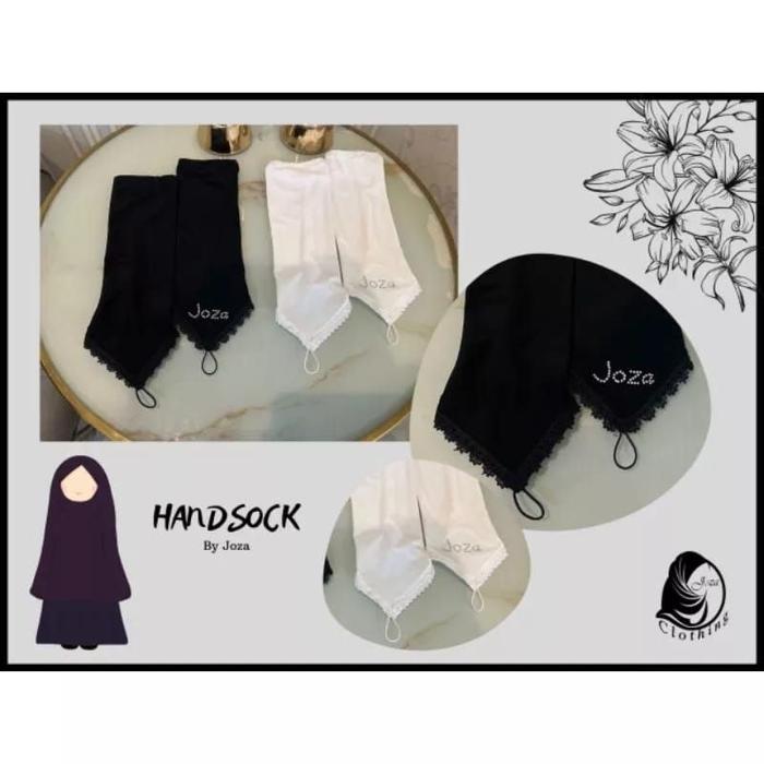 ORIGINAL handsock white,black,cream joza clothing Mariya handsock joza READY STOCK