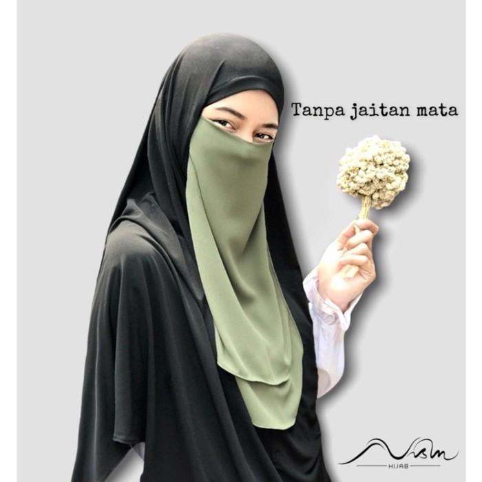 (Allthebest) Cadar Husna Purdah 2 layer Polos