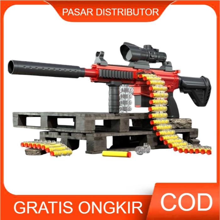 Mainan Anak TOY GUN M416 ASSAULT Tembakan Eva Soft Bullet Series Mainan Outdoor Tentara Anak