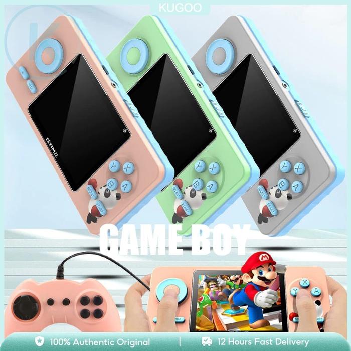 KUGOO Game Boy Retro New Upgrades 520-in-1 Permainan 2 player Mainan Anak Game box (Dapat Dihubungka